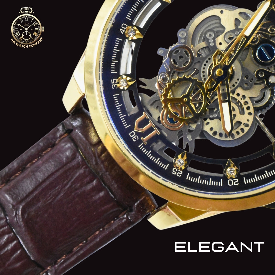 Golden Skeleton Elegance