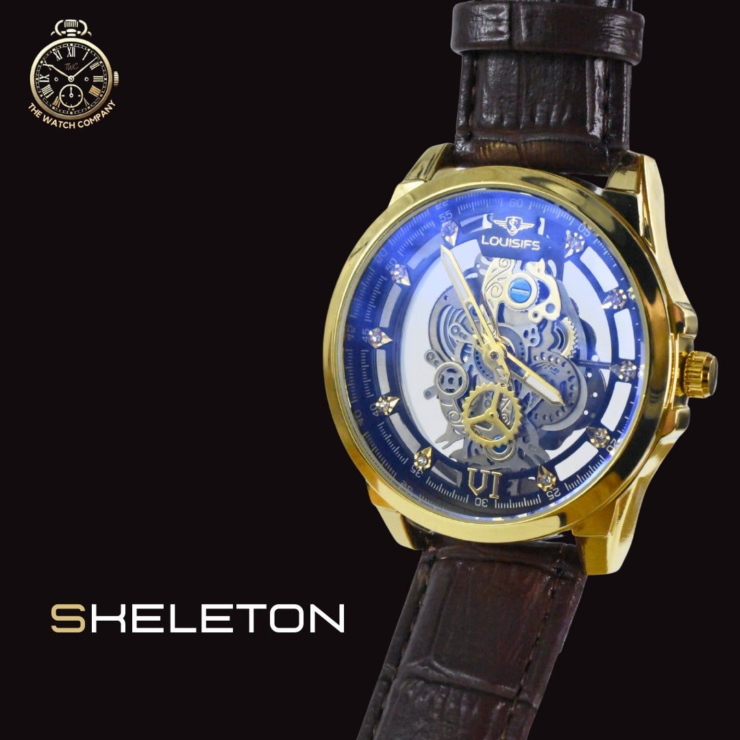 Golden Skeleton Elegance